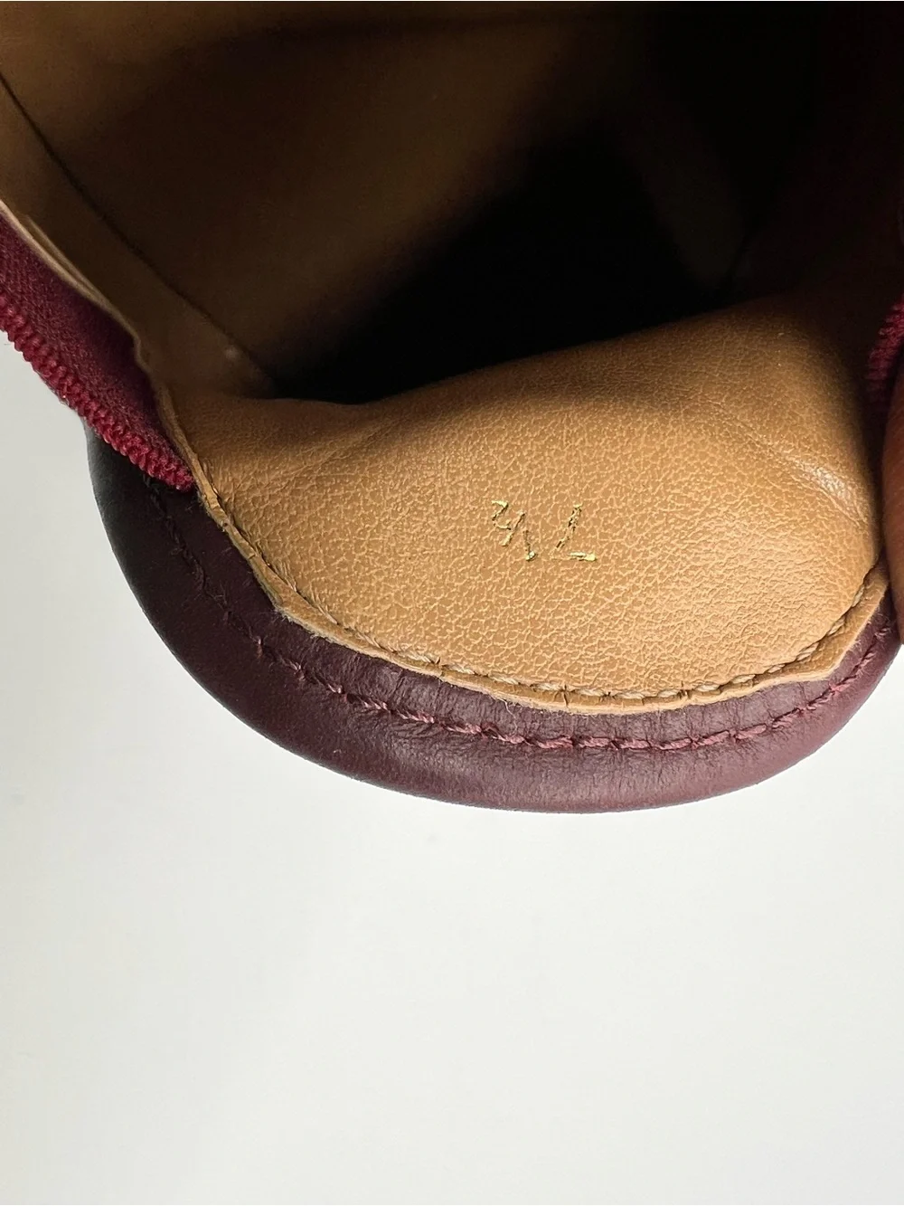 Everlane Oxblood Women’s Sz 7.5 Burgundy Italian Leather Modern Loafers Shoes